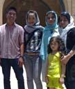 iran, group of pax in kerman