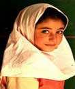 iran, little girl