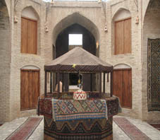 iran, zeinoddin caravanserai