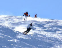 Iran, Tehran, Dizin ski resort