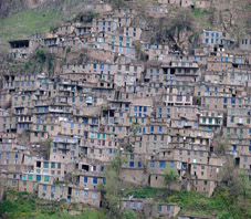 iran, oramanat takht village