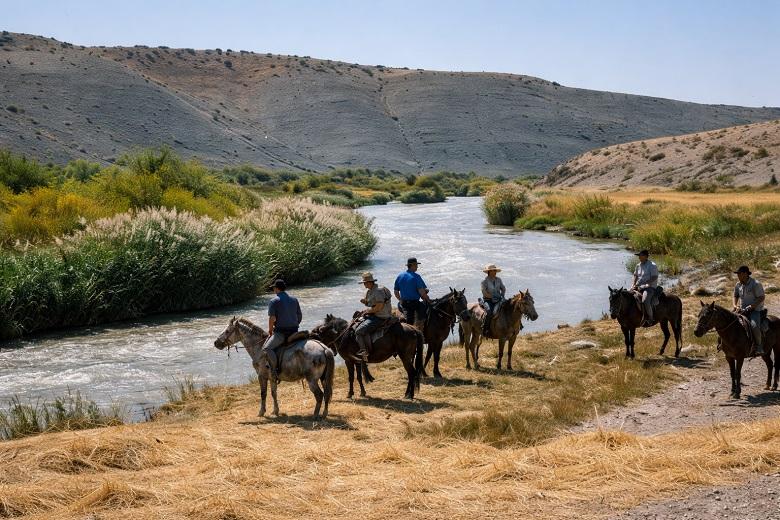 Horse riding in Tang-Bowan